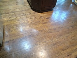 Hardwood floor cleaning and refinishing ( before  )