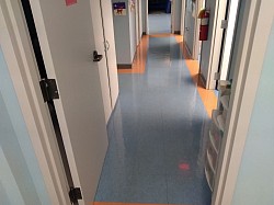 Hallway in the same facility
